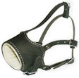 Studded Leather Padded dog muzzle