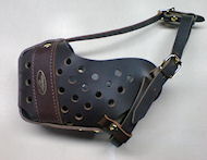 Beauceron Leather dog muzzle - dog training muzzle "Dondi" Beauceron Leather dog muzzle - dog training muzzle "Dondi"