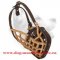 Leather Basket Dog Muzzle For Police Or Military Services