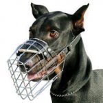 Doberman Wire Cage Dog Muzzle - Basket Dog Muzzle M9
