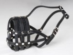 Leather Basket Dog Muzzle for Cane Corso