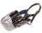 'No Mash' Wire Basket Dog Muzzle Leather Padded