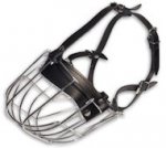Medium Cage Dog Muzzle for Medium Breeds-WIRE Basket Dog Muzzle