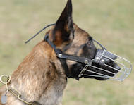 Belgian Malinois Muzzle - Wire Muzzle,Cage Muzzle,Basket Dog Muzzle For Belgian Malinois