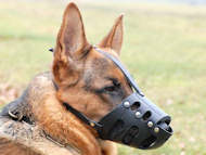 Leather Dog Muzzle for GERMAN SHEPHERD-Not Latigo Muzzle