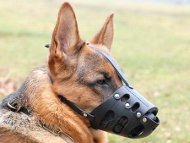 Anti-Biting Leather Dog Muzzle