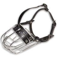 Medium Dog Wire Muzzle-Cage Basket Dog Muzzle