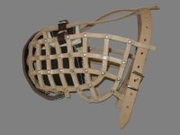 Police Style Leather Muzzle - Muzzle Fighting For Police Service