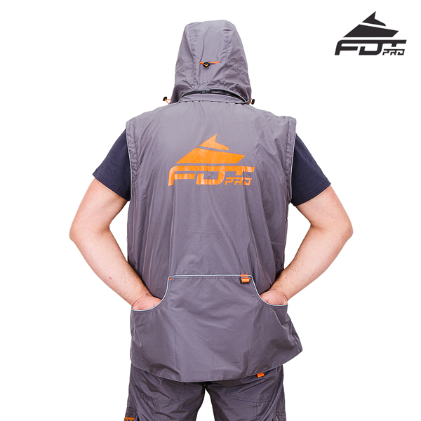 FDT Pro Dog Tracking Jacket with Back Pockets for your Comfort