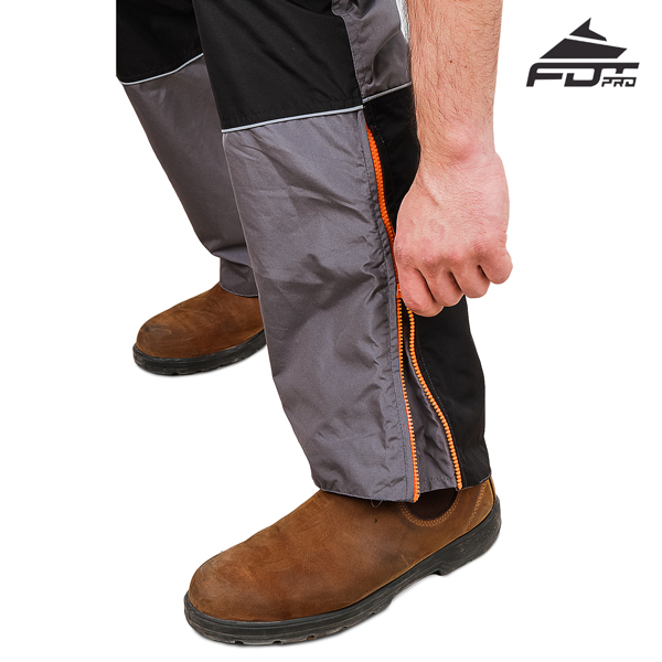 Durable Zip fasteners on Professional Pants for Dog Training
